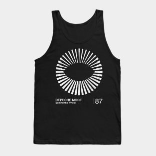 Behind The Wheel / Minimalist Graphic Design Artwork Tank Top